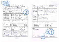 Справка для выезда в Китай, Японию, Вьетнам